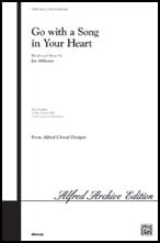 Go with a Song in Your Heart Two-Part choral sheet music cover Thumbnail